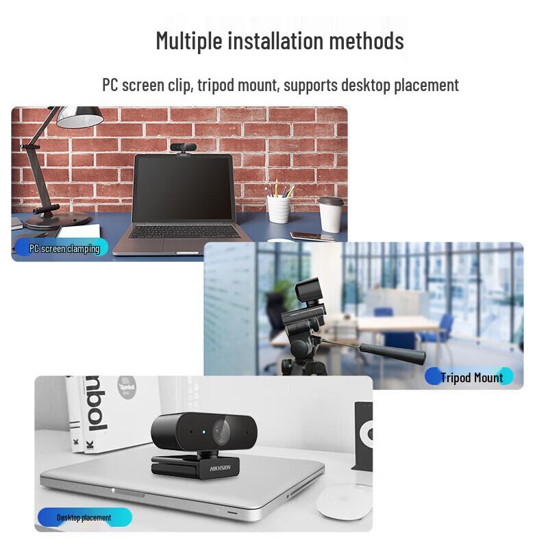 HIKVISION E12 1080P HD USB Computer Webcam with Mic