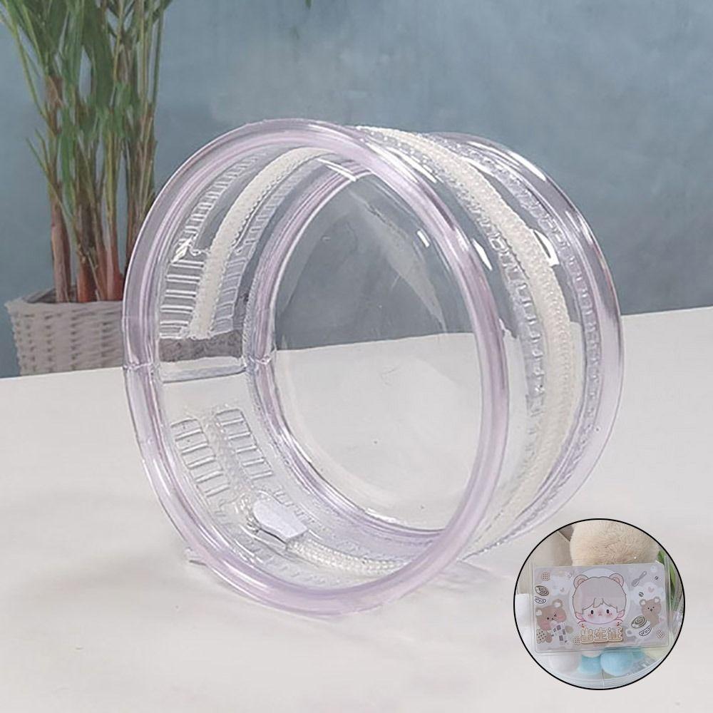 Multicolor Doll Display Box 10cm Doll Storage Case Mini Clear Outdoor Bag