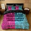 Sprunki Pattern Bedding Home Decoration Birthday Gift ( 1 duvet cover + 2 pillowcase, without core),fan merchandise.