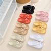 2024 Fashion Summer Candy Colors Flip Flops Beach Soft Bottom Flat Slippers Women Outdoor Comfy Non Slip Flat Slide EVA Sandals