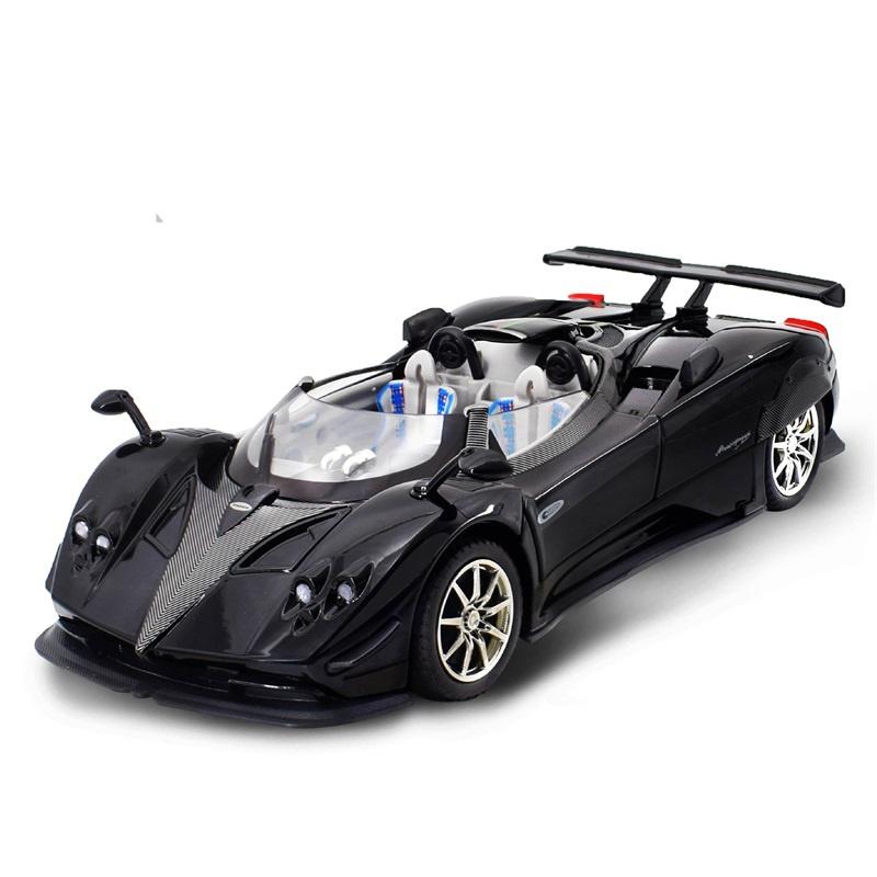 1:24 Pagani Zonda HP Barchetta Alloy Sports Car Model Die-cast Metal Racing Car Model Simulation Sound and Light Children's Toy Boy Gift