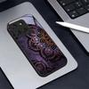Фиолетовые Мандалы Обои Черный Стеклянный Чехол Для Телефона Для Motorola Moto Edge 60 70 20 Lite 30 Pro 40 50 Ultra G45 G54 G55 G75 84 Чехол