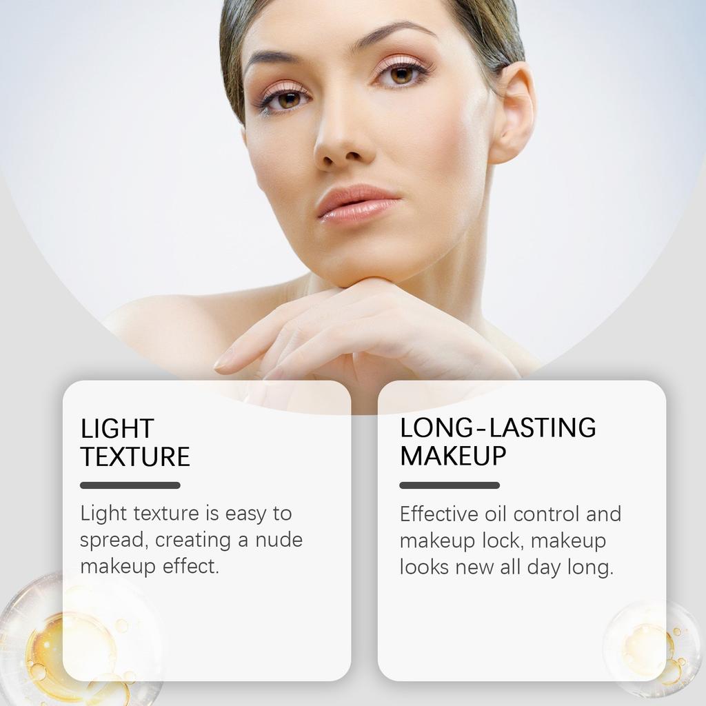 Основа под макияж с клеевым слоем, стойкая увлажняющая легкая основа под макияж, легкая основа с полным покрытием, 30 мл