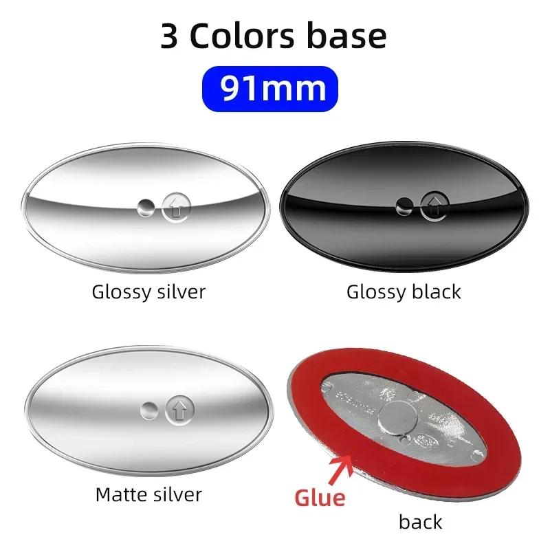 85mm/91mm 3D Logo Land Rover Badge Car Front Grille Emblem Rear Trunk Sticker For Land Range Rover Discovery Evoque Defender YJ1