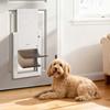 Pet Door, Medium, with Double Magnetic Flaps and Metal Frame, Strong and Weatherproof Dog Door for Interior and Exterior Doors, Easy to Install, Easy