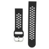20mm Soft Silicone Watch Band Strap Wristband Replacement with Air Holes for Amazfit GTS 3Black Gray