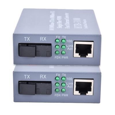 Конвертер Ethernet на сто мегабит, оптоволоконный трансивер