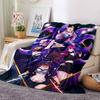 1pc Blanket - LOL-KDA kaisa ahri akali Print Design,Lightweight Blanket for Sofa,Bed- Soft &Warm,Gift for All Seasons