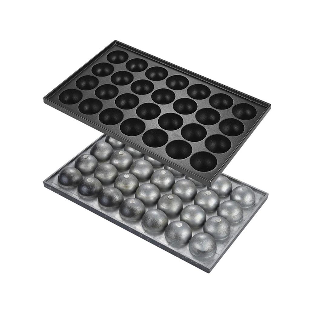 Противень для выпечки такояки с 28 полостями, тарелка с фрикадельками, антипригарная кухонная гаджеты, алюминиевая японская сковорода такояки для приготовления пищи в магазине