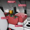 Портативный подлокотник-бокс, подкладка-усилитель с USB-портом, многофункциональная автомобильная коробка для салфеток, центральный подлокотник с отделением для хранения и подстаканником