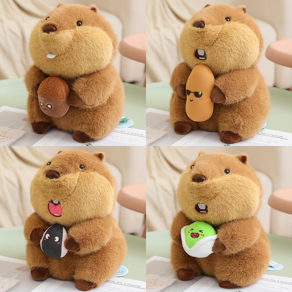 Groundhog Toy Plush Stuffed Animal With Soft Pp Cotton Filling For Gift Kids