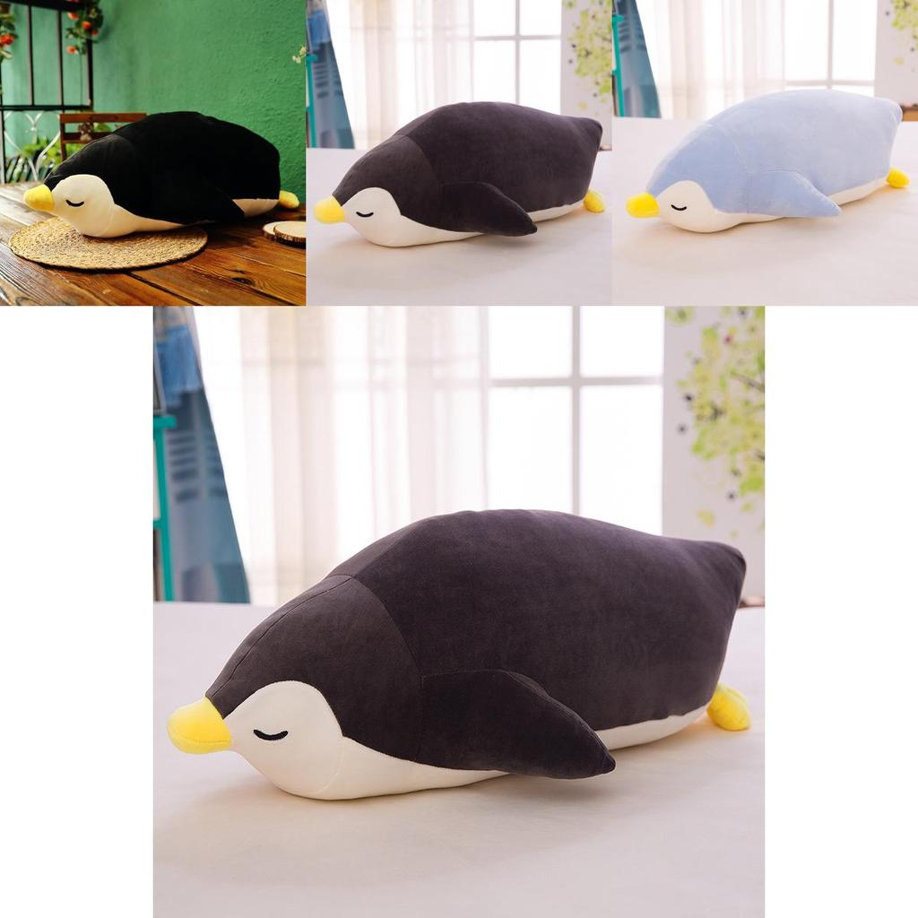 Soft And Fluffy Penguin Plush Toy Ocean Animal Stuffed Pillow For Kids
