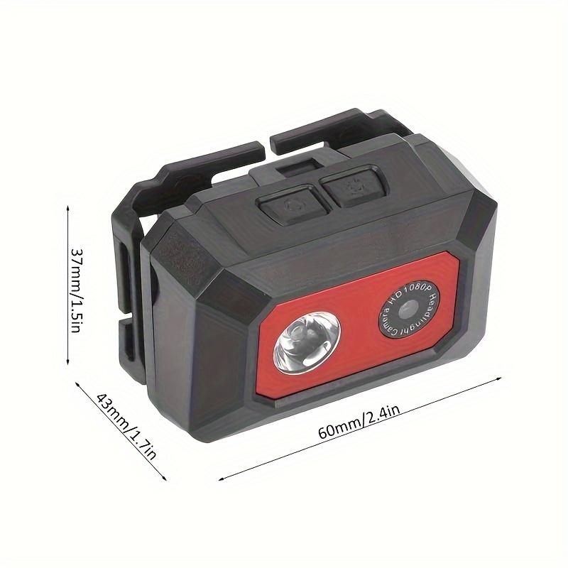1080P Head-mounted Headlight LED Fill Light Sports Camera Camera
