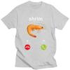 Shrim Is Calling T Shirt Men ShortSleeve Funny Shrimp Meme Tshirt Streetwear Tee Tops For Husband Boyfriend Slim Fit Tshirt