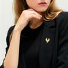 Брошь-булавка Феникс Нержавеющая сталь Животное Золотой Цвет Значки на Лацкан Костюма для Мужчин Женщин Тотемные Украшения Оптовая Продажа 2026 Новый