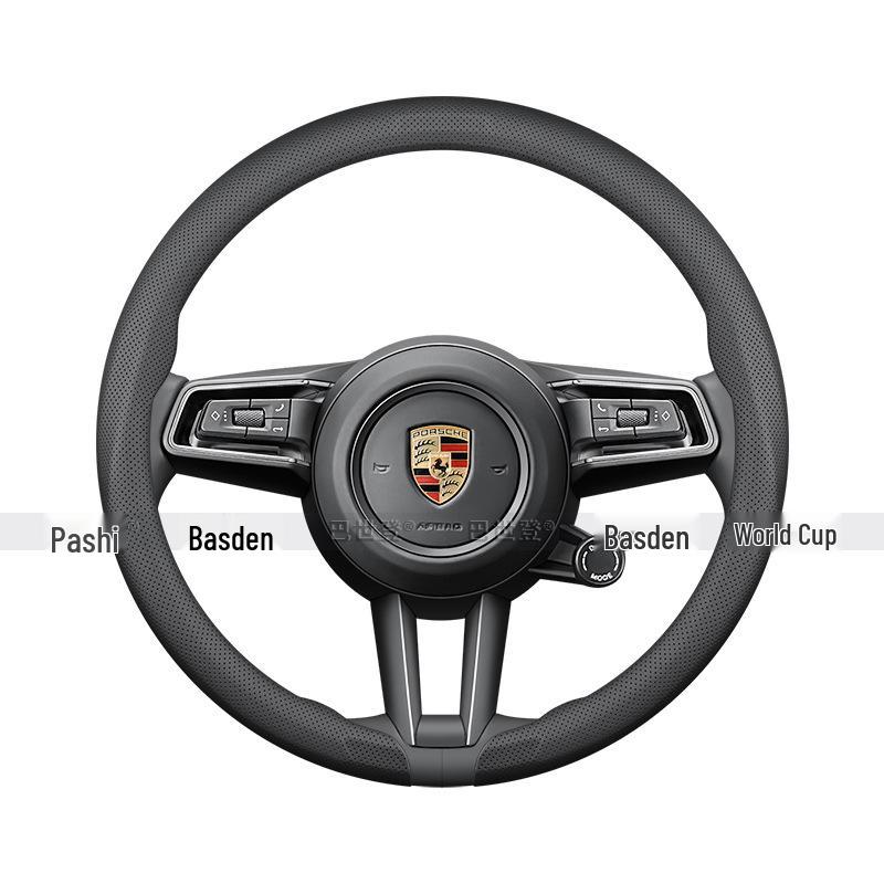 Porsche Steering Wheel Cover: Cayenne, Macan, 911, Panamera, Taycan, 718