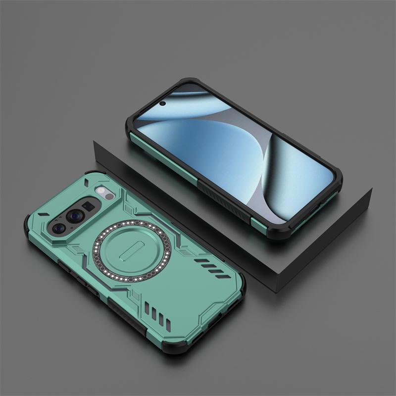 Для чехла Google Pixel 10 Чехол Google Pixel 10 Pro Противоударная Магнитная адсорбция Беспроводная зарядка Задняя крышка Для чехла Google Pixel 10