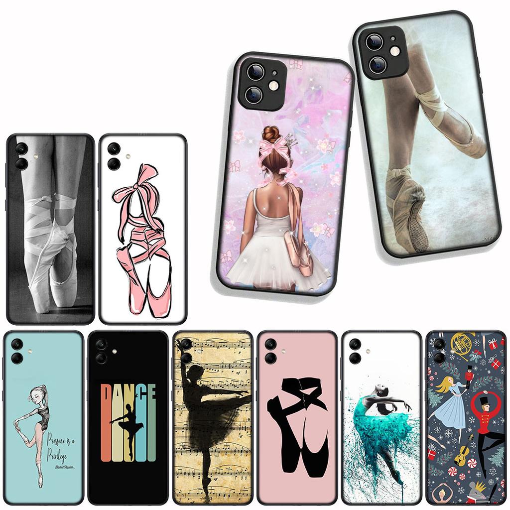 for Samsung Galaxy S25 S23 S22 S24 FE Ultra Plus A56 A05 A06 A15 A16 A57 S7 Edge Phone Case Ballerina Ballet Dancing Dance Girl
