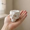 Уникальный контейнер для хранения, 3D-печатный горшок-череп, Маленький горшок для кактуса, Хэллоуин, Готический темный стиль, Настольный аксессуар, Держатель для ручек в виде головы, Органайзер