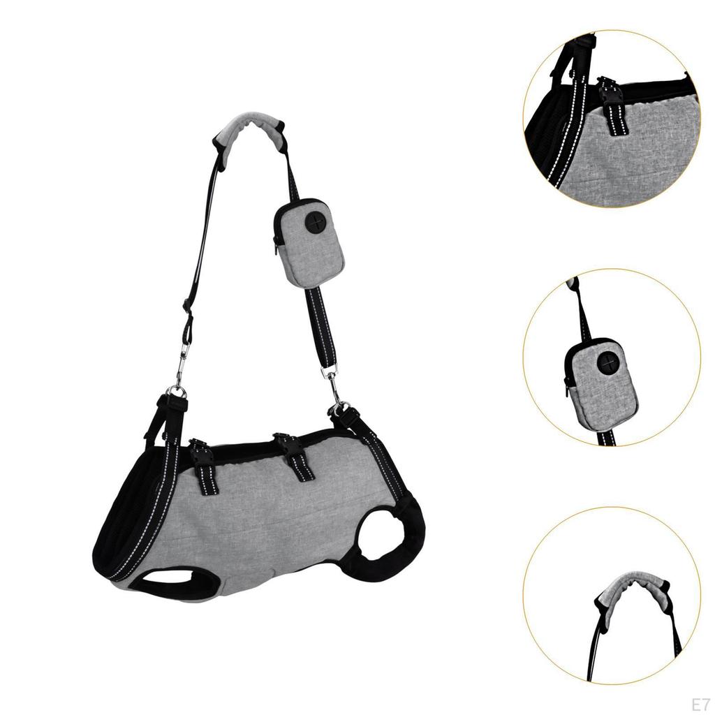 Поддерживающий ремень для собаки для помощи при ходьбе