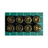 164 Custom Wheels for 4 Cars, 10 Spokes, Gold Plated, AH0075, Approx. 10.8mm, for Minicars, Etc. [Used]