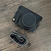 Роскошный чехол для камеры из ПУ-кожи для Fujifilm X100V X100F Fuji x100v x100f с отверстием для батареи, чехол-сумка для всего корпуса с ремешком