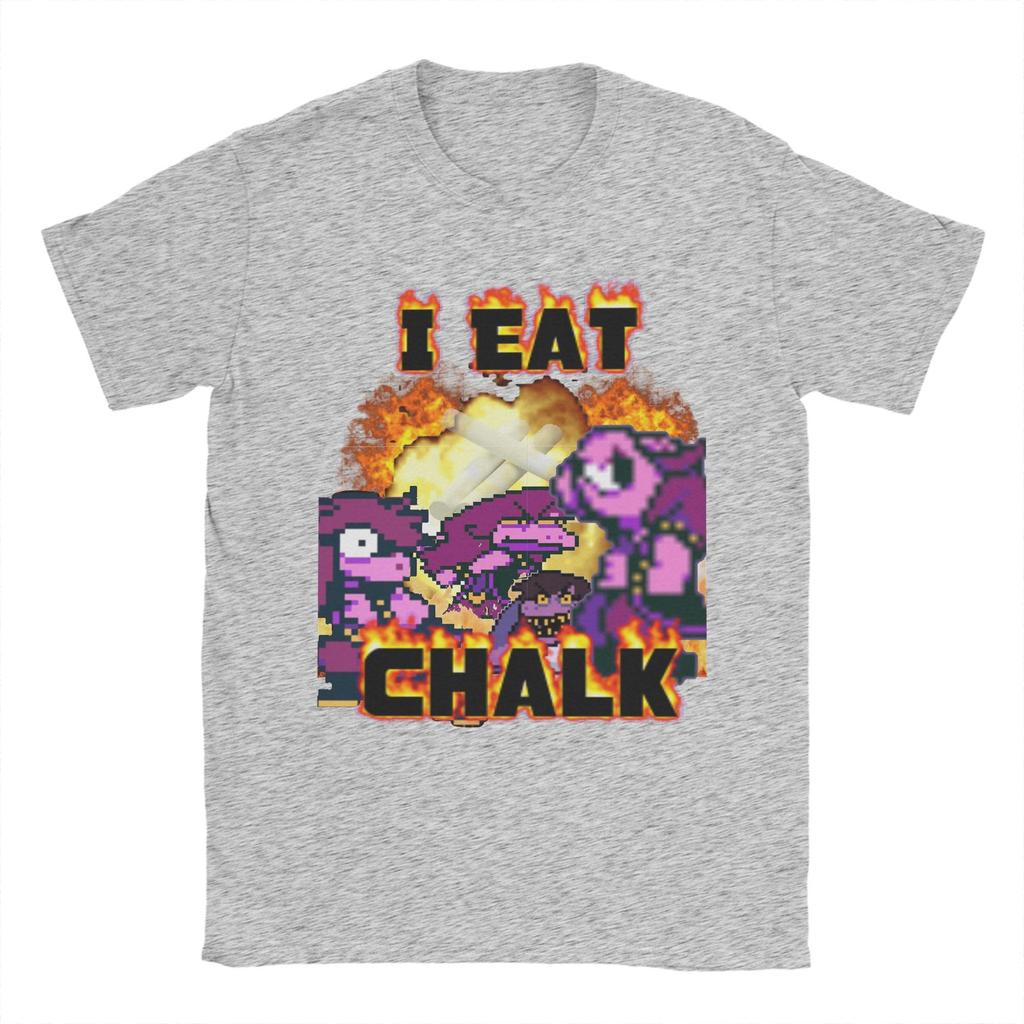 Я ем мел Сьюзи Дельтарун Футболка Лето Эстетичные Футболки 100% Хлопок Повседневная Футболка Для Унисекс С Коротким Рукавом Футболки с Рисунком