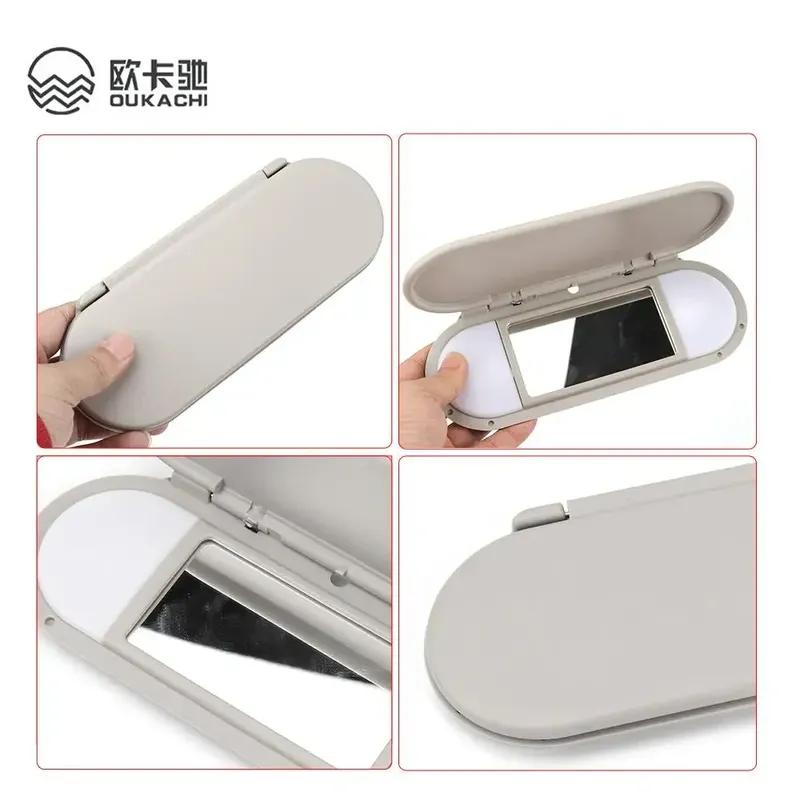 Car Sun Visor Sunshade Panel Makeup Mirror Cover Replacement For BMW MINI Cooper S One JCW F55 F56 2015- 51167366950