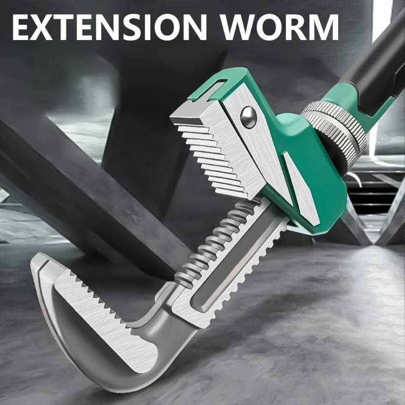 Многоцелевой быстрый трубный ключ, ручной инструмент с удобными рукоятками для сантехников и энтузиастов