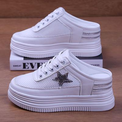 Закрытый носок Повышенные внутренние тапочки Мягкие летние женские туфли Pantofle Платформа Комфорт 2025 Повседневные тапочки Женские Sum