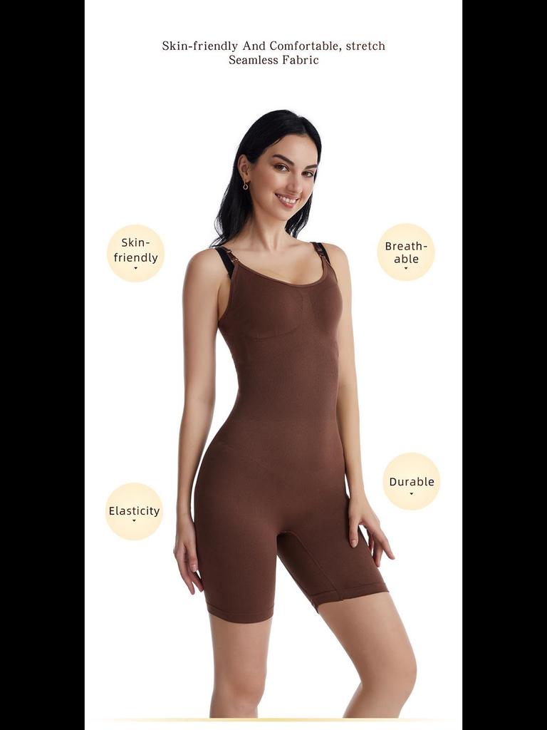 Women's Body Shaping Bodysuit: Chest Support, Push-Up, Postpartum Corset, Belly and Waist Shaper, Hip-Lifting Underwear