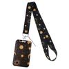 Sun and Moon Card Holder Stars Lanyard Badge Holder Phone Neck Strap ID Card Holder Hanging Rope