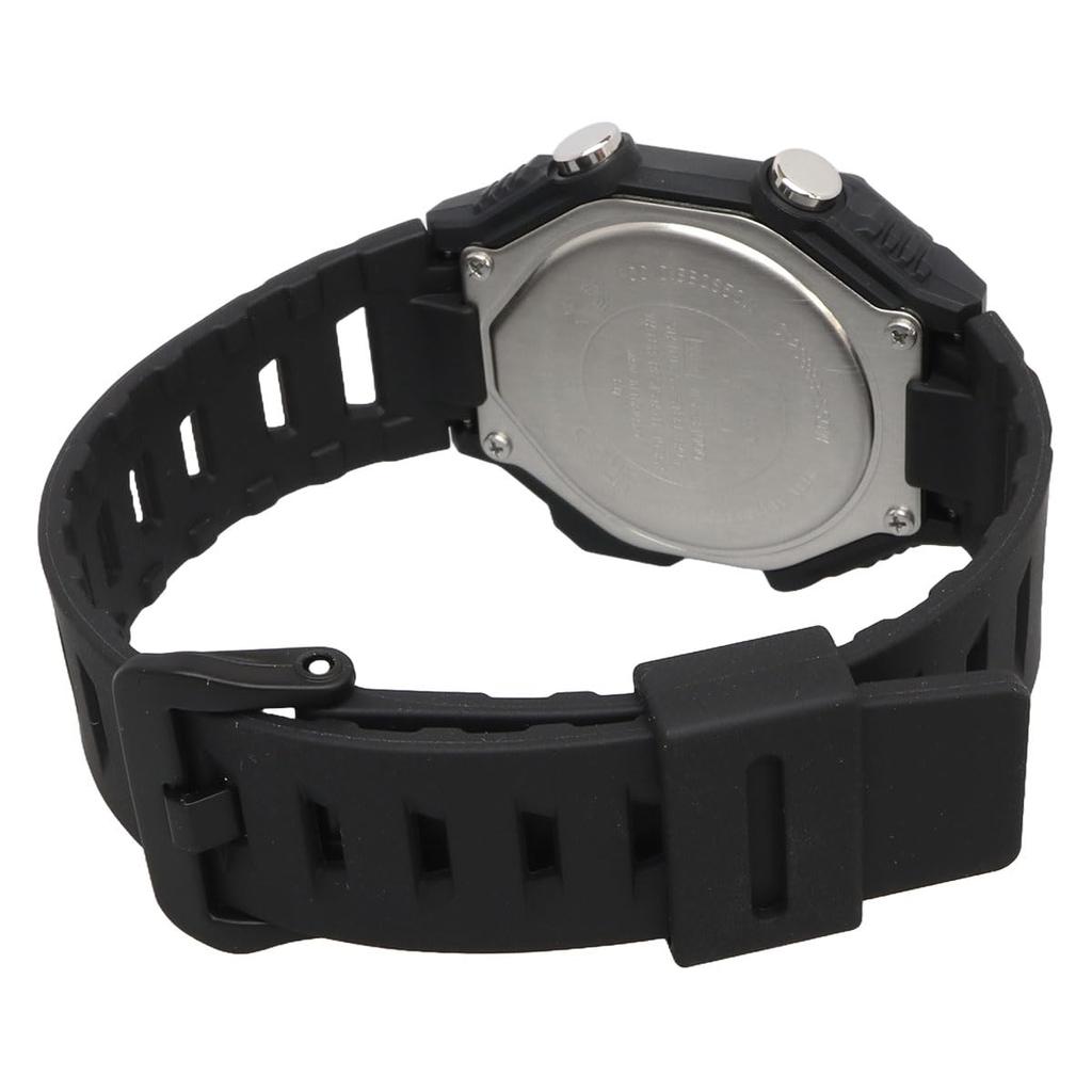 Casio WS-B1000-1AV Цифровые часы с Mobile Link, Bluetooth, Шагомером, Мужские, Черные, Импортные