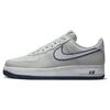Air Force 1 07 Embroidered Swoosh - Photon Dust Navy Men Sneakers Grey Midnight-Navy White FJ4211-002