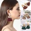 1Pair Women Bohemian Tassels Sequins Ear Stud Dangle Earrings Banquet Jewelry