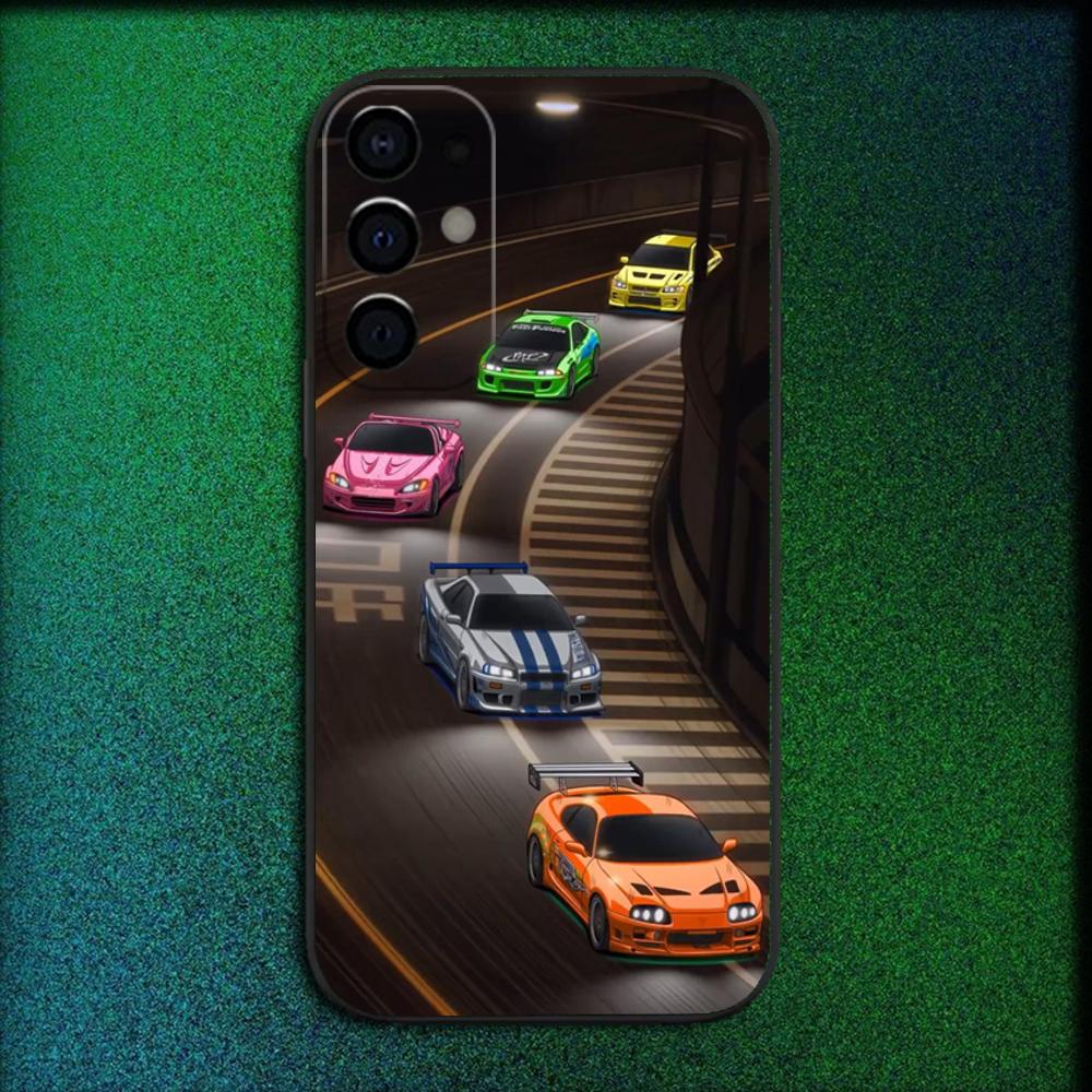 F-Fasts and F-Furious R34 Phone Case For Samsung S25,S24,S21,S22,S23,S30,Ultra,S20,Plus,Fe,Lite,Note,10,9,5G Black Cover