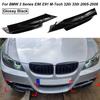 For BMW 3 Series E90 E91 M-Tech 320i 330i 2005-2008 Car Front Bumper Lip Side Splitter Spoiler Kit Fog Lamp Cover