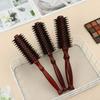 Beauty Handle Wooden Boar Bristle Round Brush Round Hair Brush Hairbrush Styling Brush