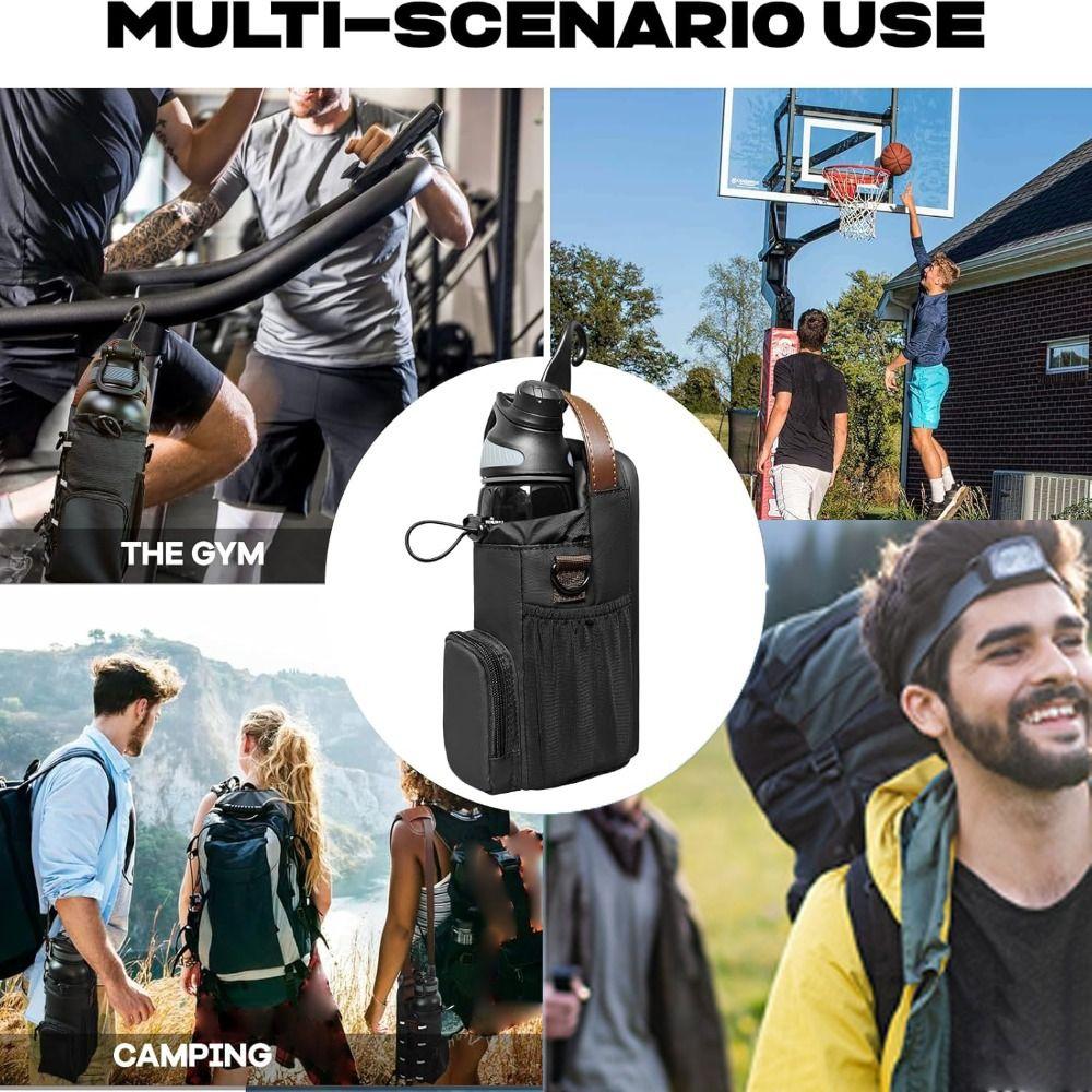 Регулируемый плечевой ремень Магнитная спортивная сумка Большая вместимость Магнитный держатель для бутылки с водой