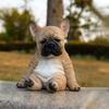 1 шт. Креативное смоляное украшение в виде собаки Меланхоличная спящая собака Настольное украшение для сада, двора, дома