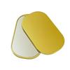 Metal Frame Portable Mirror Mini Pocket Rotating Mirror Heart Shape Makeup Mirror  Travel Use