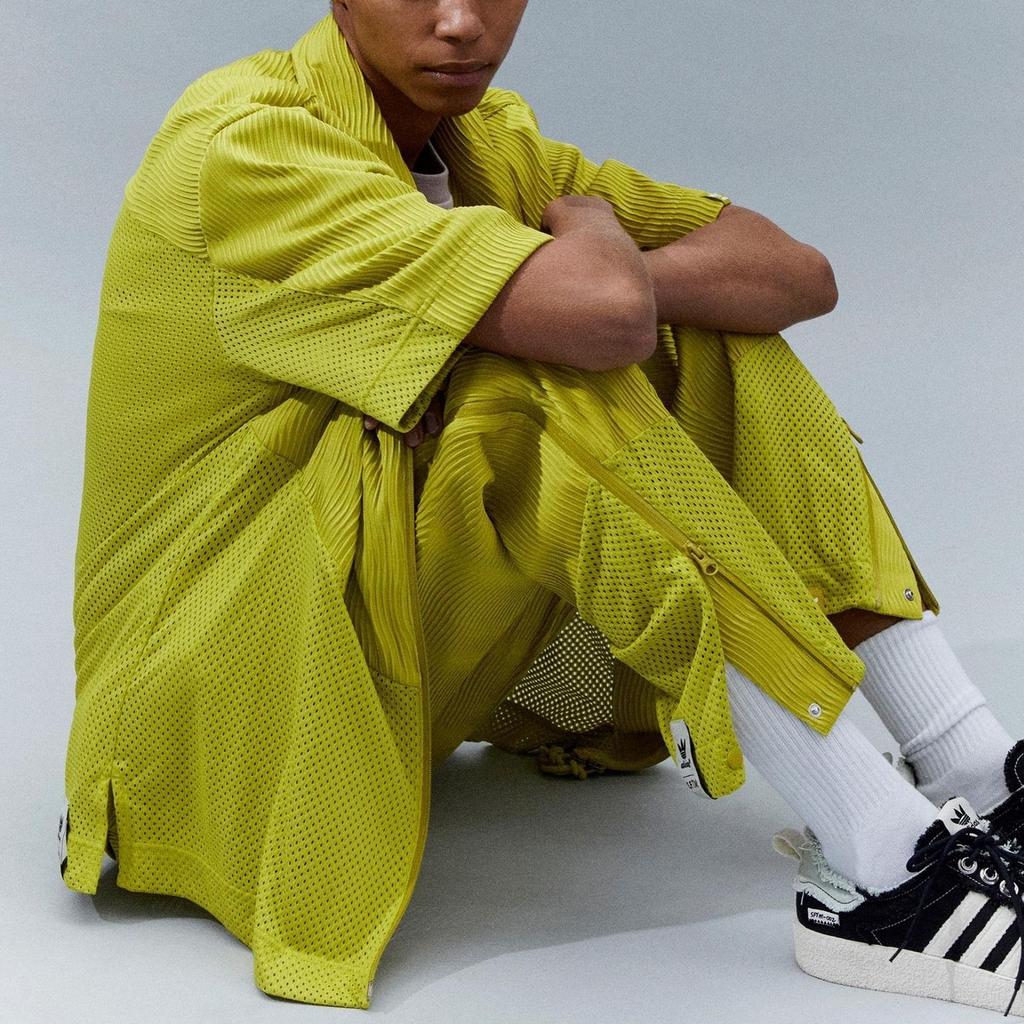 Adidas Song For The Mute X Originals FW23 Свободный крой, прямые спортивные брюки с завязками, брюки унисекс, темно-оливково-зеленый IK8597