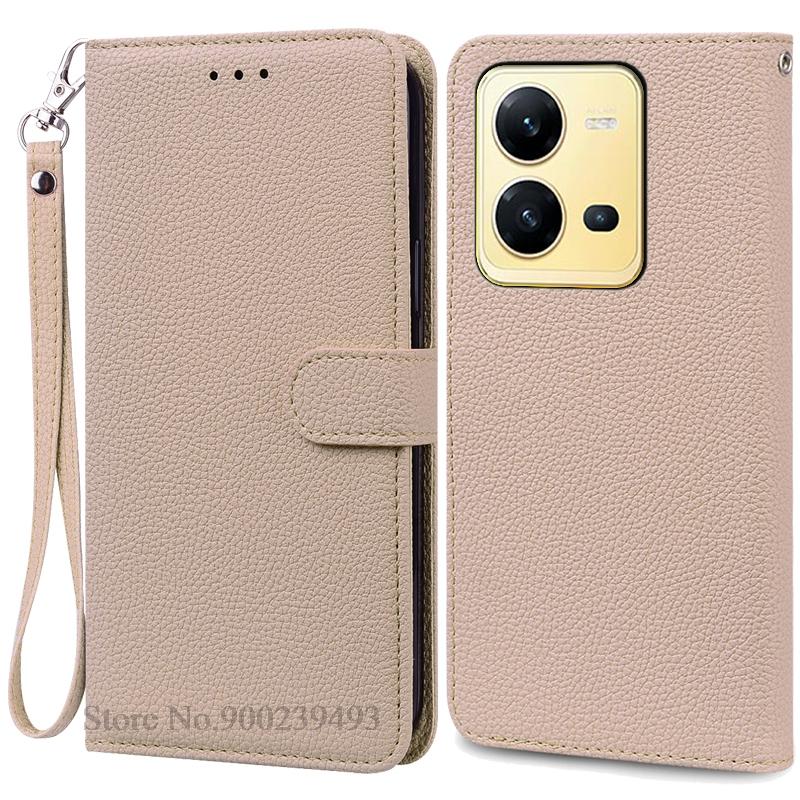 Для Vivo X80 Lite чехол Роскошный кожаный кошелек флип чехол для Vivo X80 Lite 5G чехол Силиконовый чехол для Vivo X80 Lite Fundas Shell