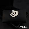 Brooch High-End Sense Niche High-End Women'S Silk Scarf Buckle Alloy Corsage Small Fragrant Wind Pearl Rhinestone High-End