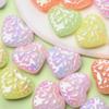 DIY аксессуары модные разделительные бусины бусины в форме сердца креативный материал ручной работы 25*21,2 мм 10 шт для ожерелья серьги конфетный цвет акрил