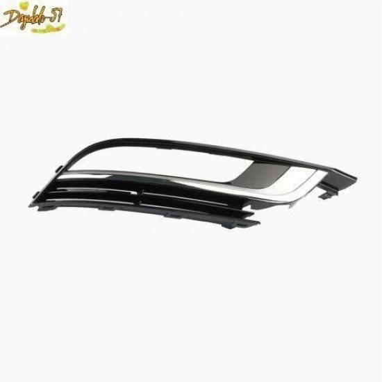 Right Side Black & Chrome Fog Light Grille Cover Panel For VW CC 2013-2016 2017