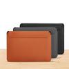 Ultra Slim Laptop Sleeve MacBook 15.4 Inch PU Leather Case Compatible With 13 14 16 Laptops IPad 12.9 Tablet