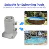 Насос-фильтр с картриджем для наземных бассейнов 55 Вт 250 л/ч Низкий уровень шума Улучшенная циркуляция и фильтрация Насос-фильтр для воды с картриджем
