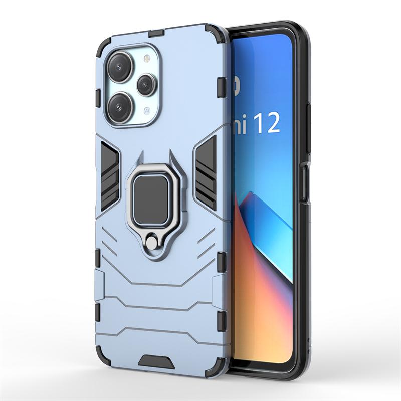 Для Xiaomi Redmi 12 Чехол Бампер Противоударный Броня Магнитная Присоска Подставка Полная Задняя Крышка Для Чехла Redmi 12 Для Redmi 12 6,79 дюйма
