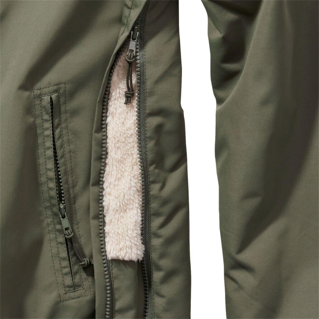 Зимняя куртка Brandit Windbreaker Sherpa (3173) оливковая (3173-1)
